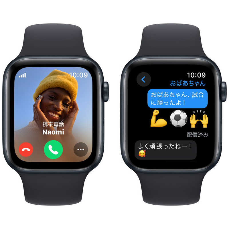 アップル アップル Apple Watch SE(GPS ＋ Cellularモデル)- 44mmケースとミッドナイトスポーツバンド - S/M ミッドナイトアルミニウム MRH53JA MRH53JA