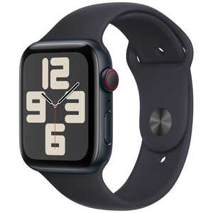 アップル Apple Watch SE(GPS ＋ Cellularモデル)- 44mmケースとミッドナイトスポーツバンド - S/M ミッドナイトアルミニウム MRH53JA