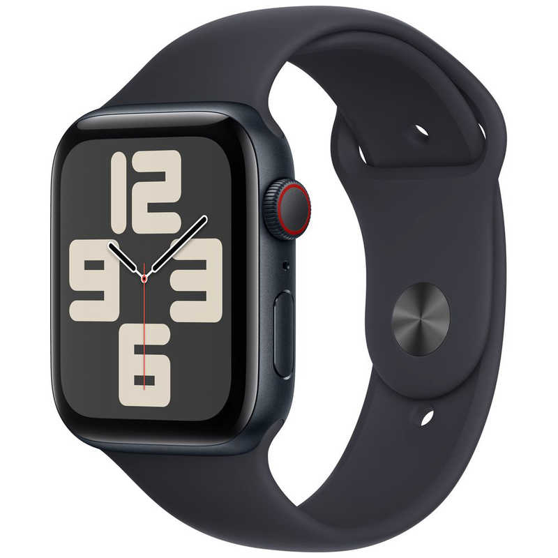 アップル アップル Apple Watch SE(GPS ＋ Cellularモデル)- 44mmケースとミッドナイトスポーツバンド - M/L ミッドナイトアルミニウム MRH83JA MRH83JA