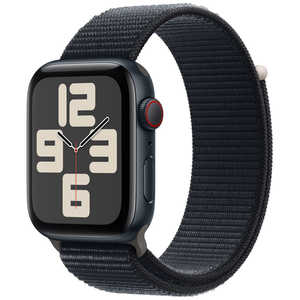 アップル Apple Watch SE(GPS ＋ Cellularモデル)- 44mmケースとミッドナイトスポーツループ ミッドナイトアルミニウム MRHC3JA