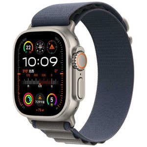アップル Apple Watch Ultra 2(GPS ＋ Cellularモデル)- 49mmチタニウムケースとブルーアルパインループ - S ブルーアルパインループ S MREK3JA