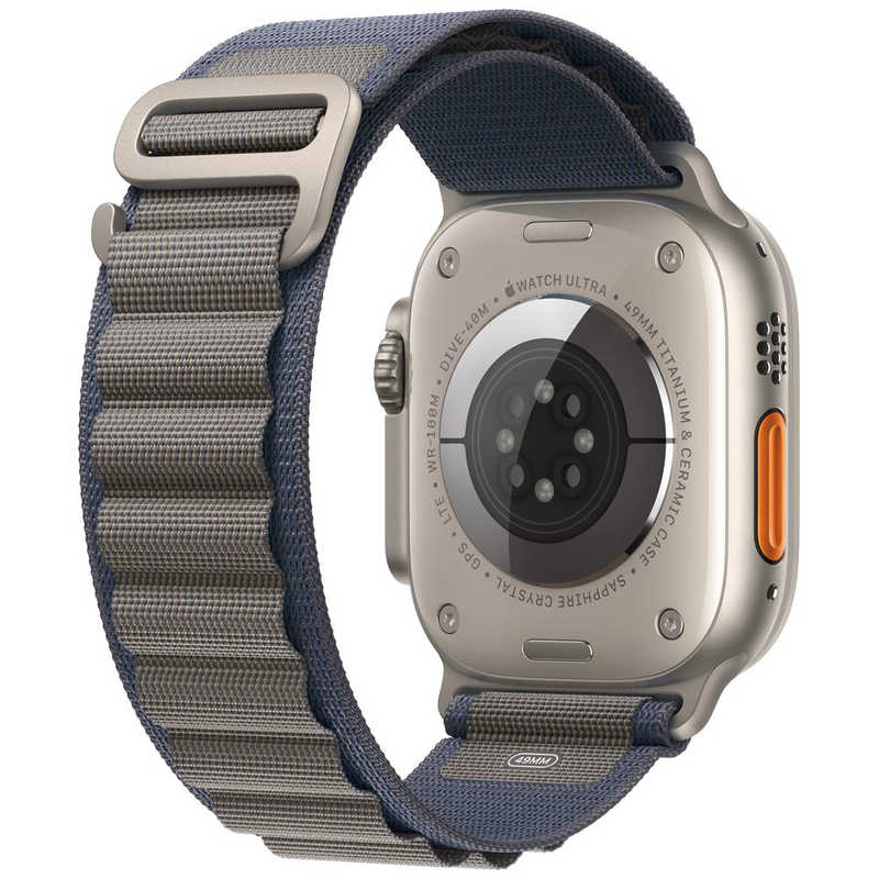 アップル アップル Apple Watch Ultra 2(GPS ＋ Cellularモデル)- 49mmチタニウムケースとブルーアルパインループ - L ブルーアルパインループ L MREQ3JA MREQ3JA