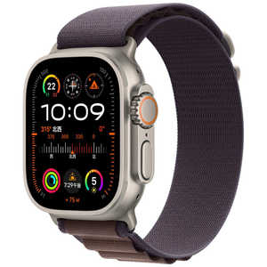 アップル Apple Watch Ultra 2(GPS ＋ Cellularモデル)- 49mmチタニウムケースとインディゴアルパインループ - M インディゴアルパインループ M MRET3JA
