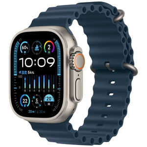 アップル Apple Watch Ultra 2(GPS ＋ Cellularモデル)- 49mmチタニウムケースと ブルーオーシャンバンド MREG3JA
