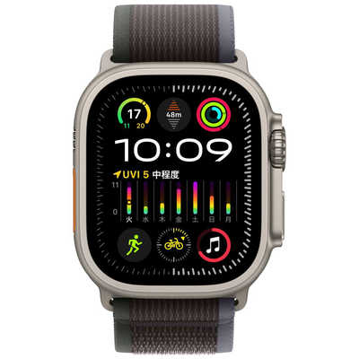 Apple Watch Ultra ブラック/グレイトレイルループー S/M