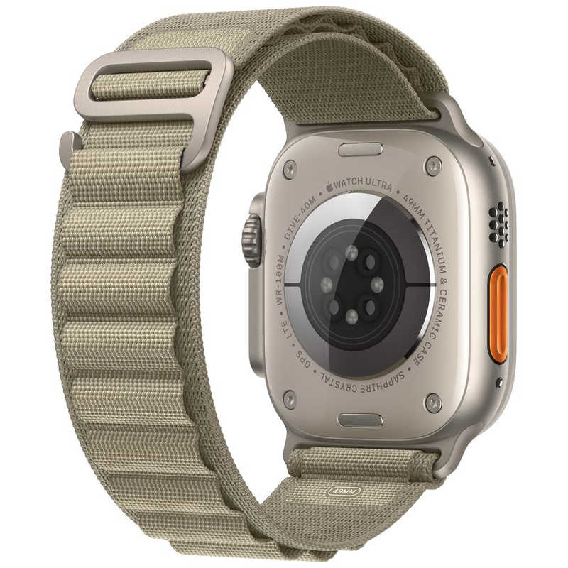 アップル アップル Apple Watch Ultra 2(GPS ＋ Cellularモデル)- 49mmチタニウムケースとオリーブアルパインループ - L オリーブアルパインループ L MRF03JA MRF03JA
