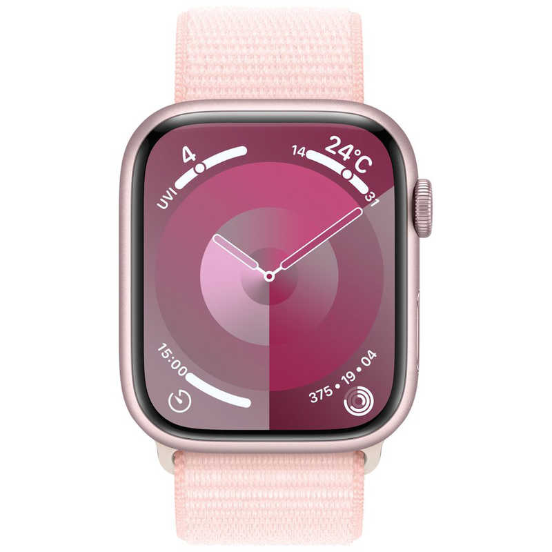 アップル アップル Apple Watch Series 9(GPSモデル)- 45mmピンクアルミニウムケースとライトピンクスポーツループ MR9J3J/A MR9J3J/A