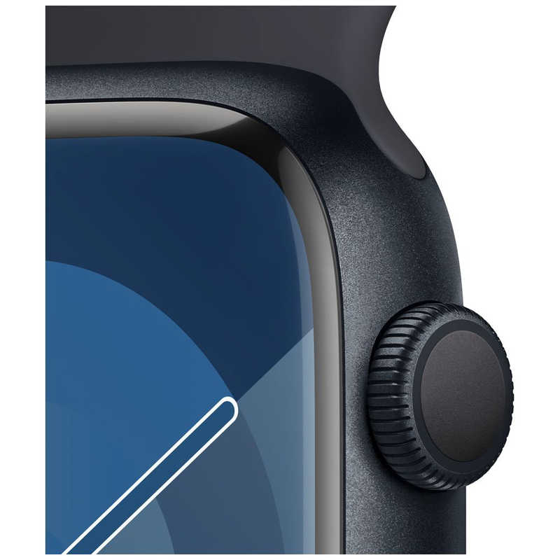 アップル アップル Apple Watch Series 9(GPSモデル)- 45mmミッドナイトアルミニウムケースとミッドナイトスポーツバンド - S/M MR993J/A MR993J/A
