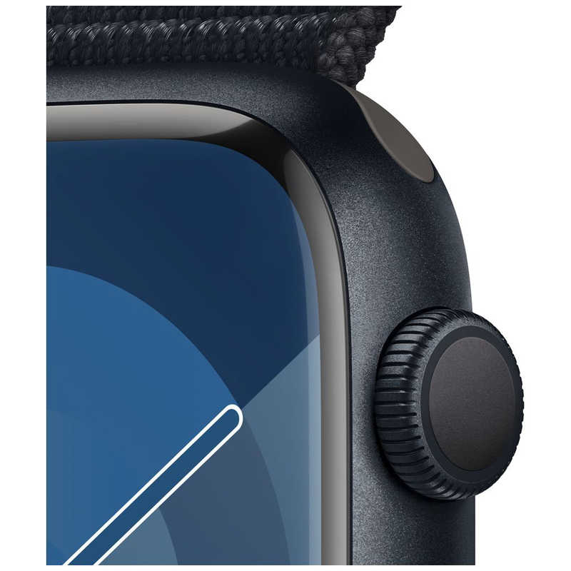 アップル アップル Apple Watch Series 9(GPSモデル)- 45mmミッドナイトアルミニウムケースとミッドナイトスポーツループ MR9C3J/A MR9C3J/A