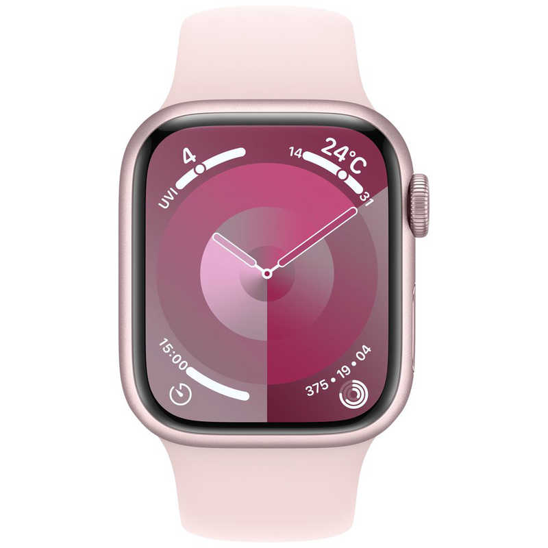 アップル アップル Apple Watch Series 9(GPSモデル)- 41mmピンクアルミニウムケースとライトピンクスポーツバンド - M/L MR943J/A MR943J/A