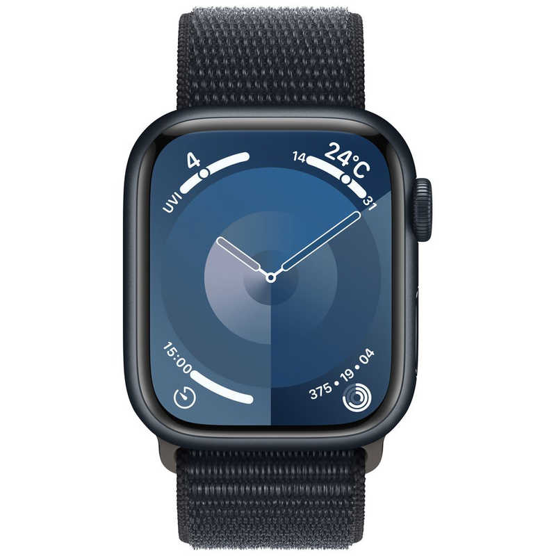 アップル アップル Apple Watch Series 9(GPS ＋ Cellularモデル)- 41mmケースとミッドナイトスポーツループ ミッドナイトアルミニウム MRHU3JA MRHU3JA