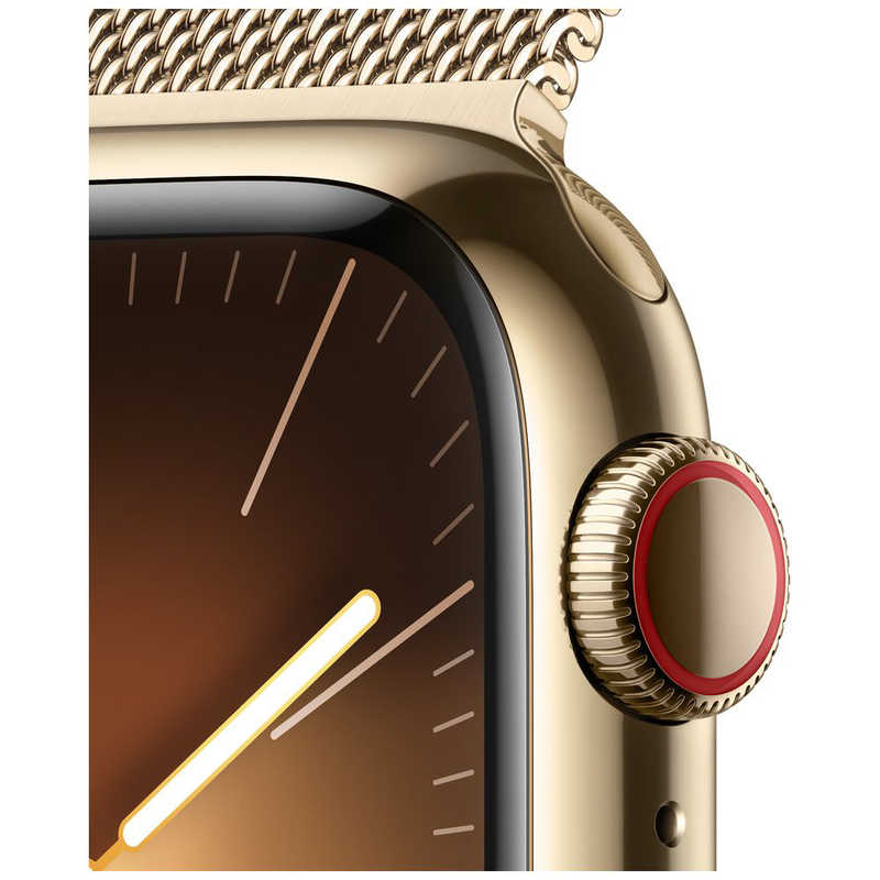アップル アップル Apple Watch Series 9(GPS ＋ Cellularモデル)- 41mmケースとゴールドミラネーゼループ ゴールドステンレススチール MRJ73JA MRJ73JA