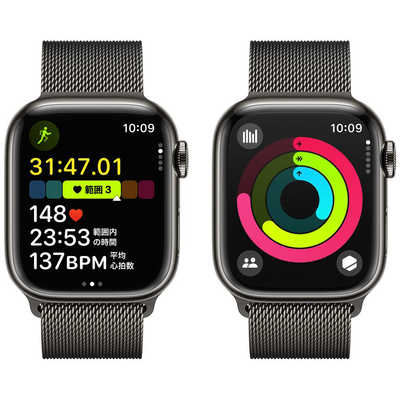 アップル Apple Watch Series 9(GPS ＋ Cellularモデル)- 41mmケースと 