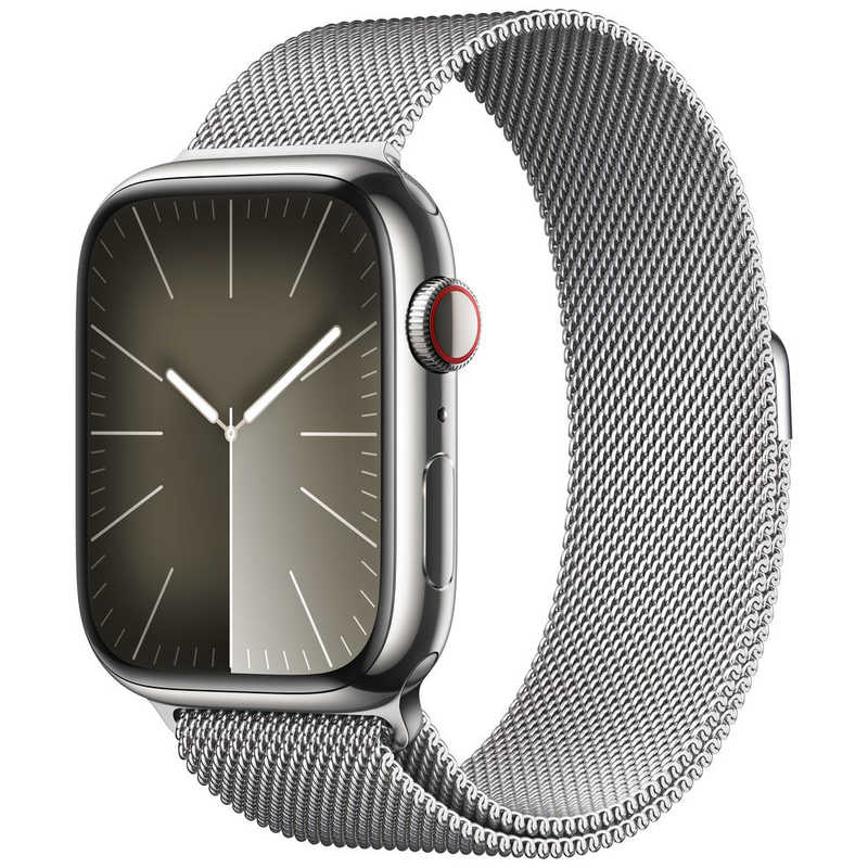 アップル アップル Apple Watch Series 9(GPS ＋ Cellularモデル)- 45mmケースとシルバーミラネーゼループ シルバーステンレススチール MRMQ3JA MRMQ3JA
