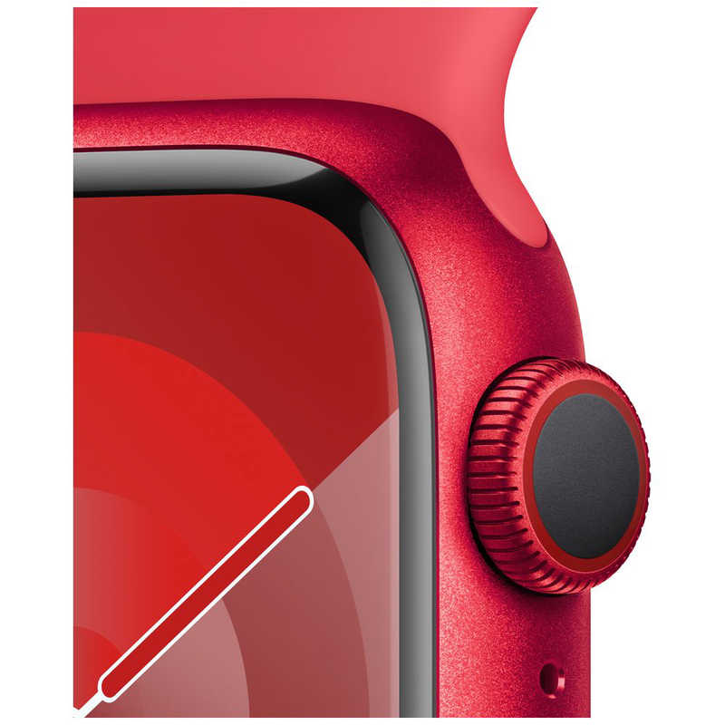 アップル アップル Apple Watch Series 9(GPS ＋ Cellularモデル)- 41mm (PRODUCT)REDアルミニウムケースと(PRODUCT)REDスポーツバンド - S/M MRY63JA MRY63JA
