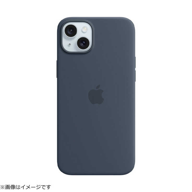 アップル アップル MagSafe対応iPhone 15 Plusシリコーンケース - ストームブルー MT123FE/A MT123FE/A
