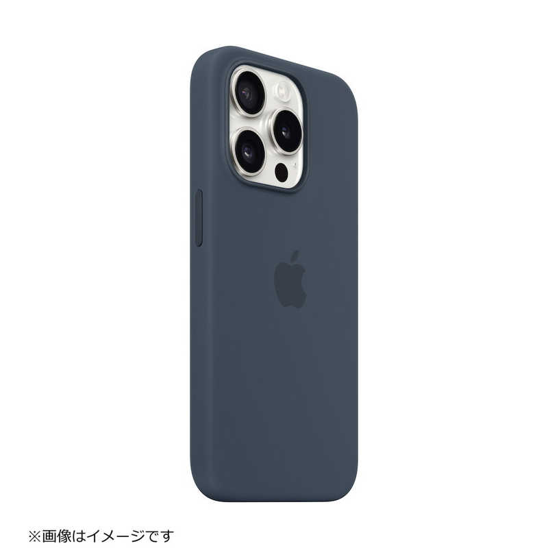 アップル アップル MagSafe対応iPhone 15 Proシリコーンケース - ストームブルー MT1D3FE/A MT1D3FE/A