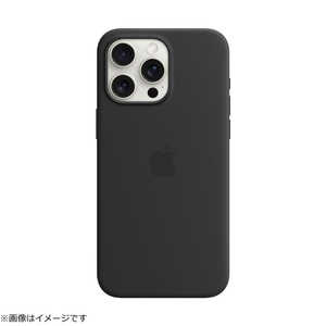 アップル MagSafe対応iPhone 15 Pro Maxシリコーンケース - ブラック MT1M3FE/A