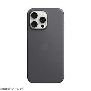 アップル MagSafe対応iPhone 15 Pro Maxファインウーブンケース - ブラック MT4V3FE/A