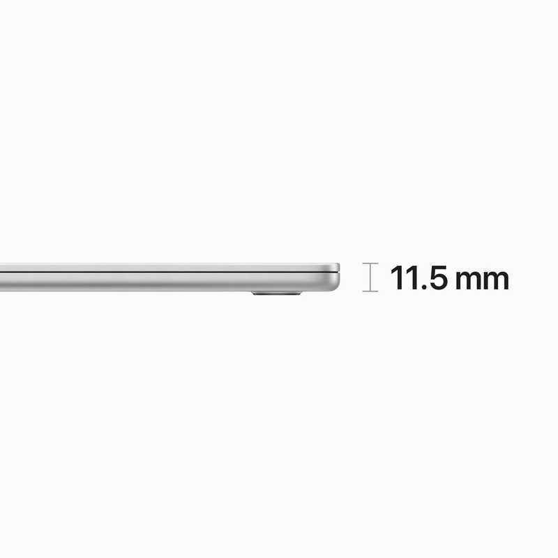 アップル アップル (カスタマイズモデル)MacBook Air 15インチ Apple M2チップ搭載モデル ［2023年モデル SSD 512GB メモリ 16GB 8コアCPUと10コアGPU ］ シルバー MQKT3JACTO MQKT3JACTO