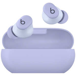 BEATSBYDRDRE フルワイヤレスイヤホン Beats Solo Buds ［ワイヤレス(左右分離) /Bluetooth対応］ アークティックパープル MUVX3PA/A