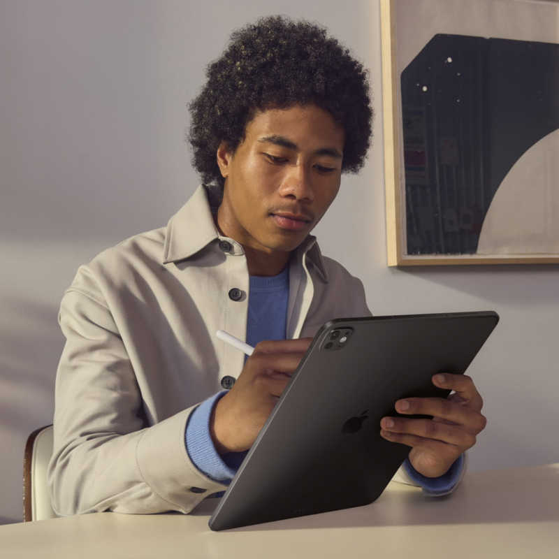 アップル アップル 11インチ iPad Pro（M4）Apple M4 9コアCPU 10コアGPU 11型 Wi-Fiモデル ストレージ：256GB 標準ガラス搭載 シルバー MVV93J/A MVV93J/A