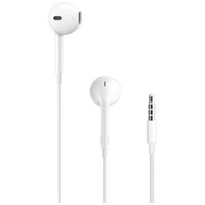 アップル (純正)インナーイヤー型イヤホン EarPods with 3.5 mm Headphone Plug (製品専用) ［ワイヤレス(左右コード) / φ3.5mm ミニプラグ］ MWU53FE/A