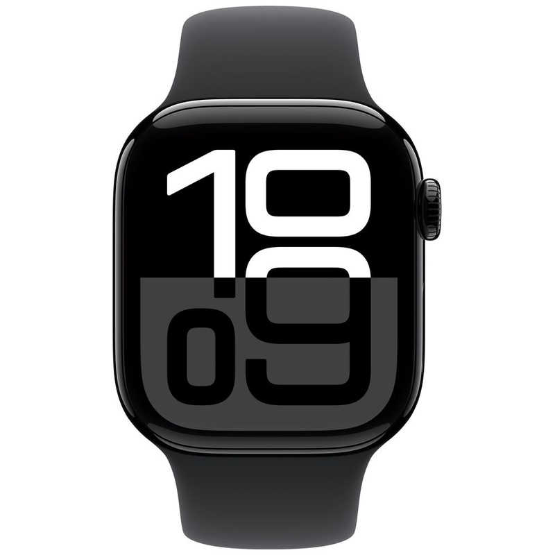 アップル アップル Apple Watch Series 10(GPSモデル)- 42mmジェットブラックアルミニウムケースとブラックスポーツバンド - M/L MWWF3JA MWWF3JA