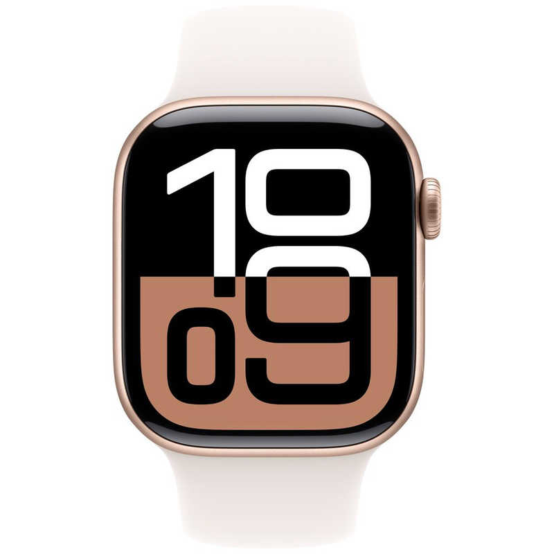 アップル アップル Apple Watch Series 10(GPS ＋ Cellularモデル)- 42mmローズゴールドアルミニウムケースとライトブラッシュスポーツバンド - S/M MWX93JA MWX93JA