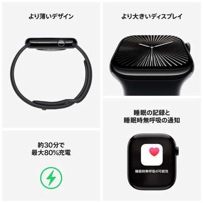 アップル Apple Watch Series 10(GPS ＋ Cellularモデル)- 46mm  