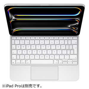 アップル 11インチiPad Pro(M4)用Magic Keyboard 英語(UK) ホワイト MWR03BX/A