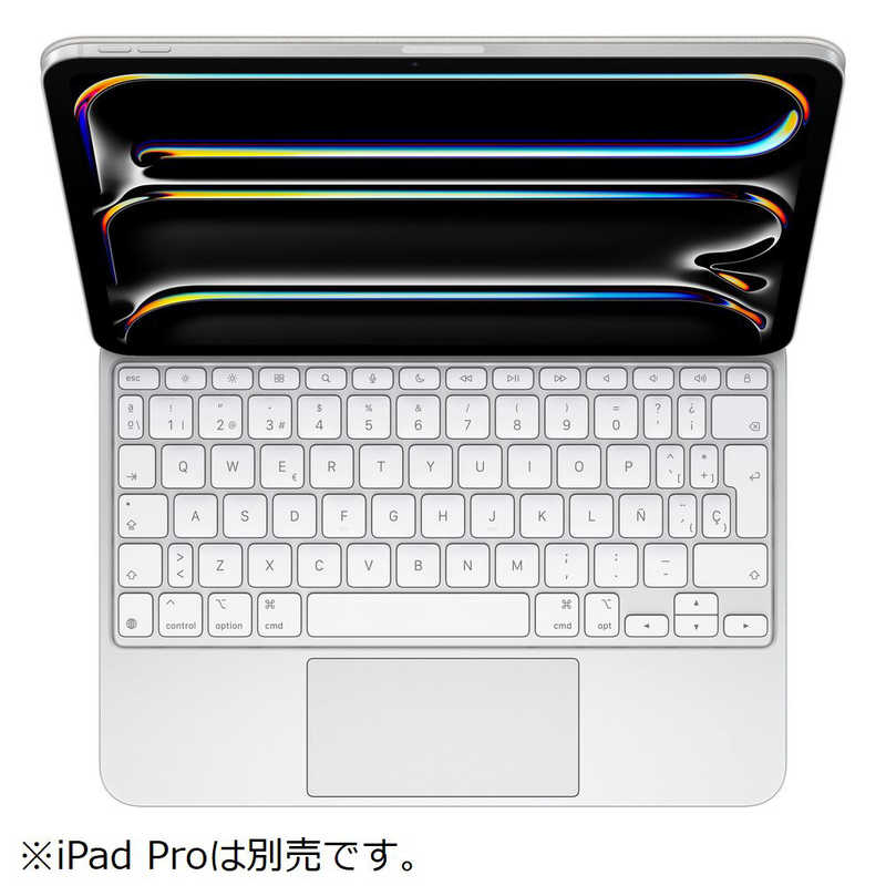 アップル アップル 11インチiPad Pro(M4) 用Magic Keyboard スペイン語(スペイン) ホワイト MWR03E/A MWR03E/A