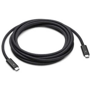 アップル USB-C ⇔ USB-Cケーブル ［映像 / 充電 / 転送 / 3m / 100W / Thunderbolt 4］ (純正)Thunderbolt 4 Proケーブル MW5H3ZAA