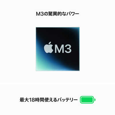 アップル MacBook Air 15インチ Apple M3チップ搭載モデル [2024