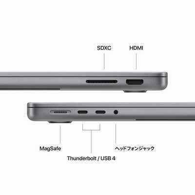 アップル MacBook Pro 14インチ Apple M3チップ搭載モデル [2024