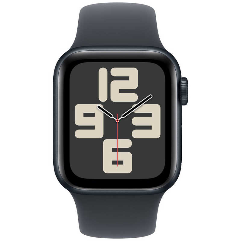 アップル アップル Apple Watch SE(GPSモデル)- 40mmミッドナイトアルミニウムケースとミッドナイトスポーツバンド - S/M MXE73JA MXE73JA