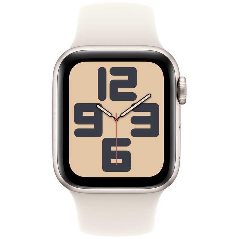 アップル アップル Apple Watch SE(GPSモデル)- 40mmスターライトアルミニウムケースとスターライトスポーツバンド - S/M MXEF3JA MXEF3JA