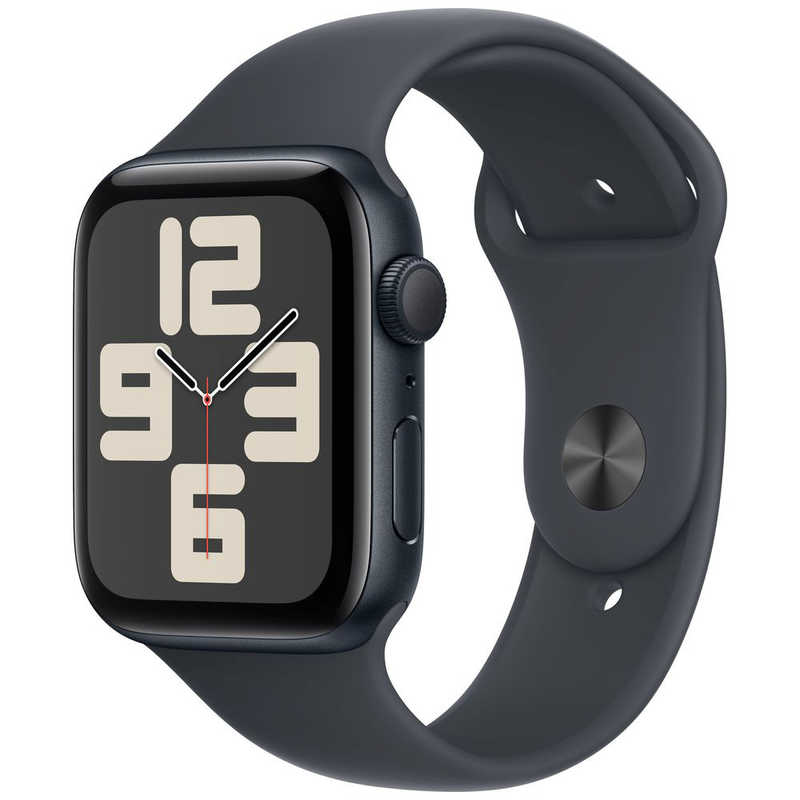 アップル アップル Apple Watch SE(GPSモデル)- 44mmミッドナイトアルミニウムケースとミッドナイトスポーツバンド - M/L MXEK3JA MXEK3JA