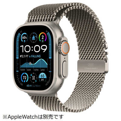 アップル 49mmケース用ナチュラルチタンミラネーゼループ - M MXKD3FEA 