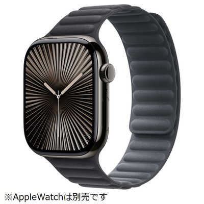 アップル 46mmケース用ブラックマグネティックリンク - S/M