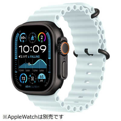 純正品】Apple Watch用 49mm ブラックーオーシャンバンド
