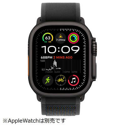 【新品・箱なし】49mm S/Mトレイルループ・ブラック（ブラックチタニウム）③ アップル 49mmケース用ブラックトレイルループ - S/M - ブラックチタン