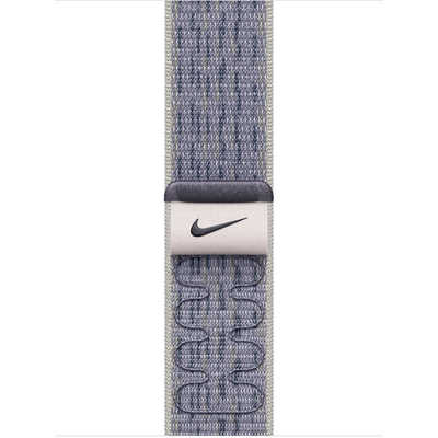 アップル 40mmケース用グレー/ブルーNikeスポーツループ