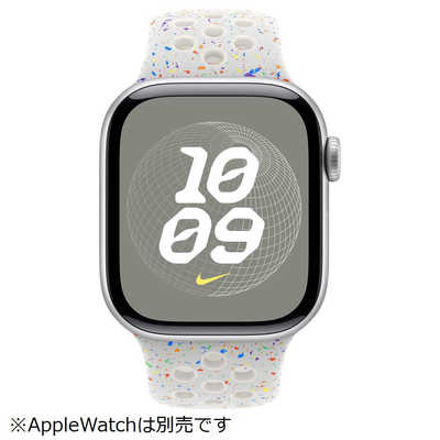 アップル 40mmケース用ピュアプラチナムNikeスポーツバンド - M/L