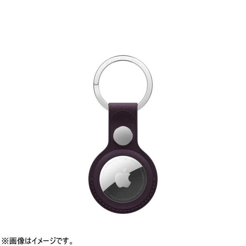 アップル アップル AirTag ファインウーブンキーリング　ブラックベリー MA7K4FEA MA7K4FEA
