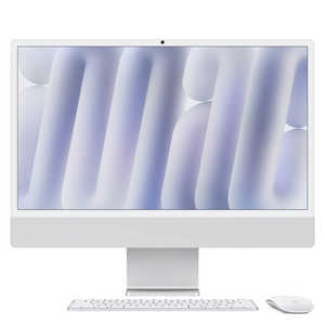アップル (カスタマイズモデル)iMac M4 (10コアCPU/10コアGPU)Nano-texture ［23.5型 /Apple M4 /メモリ：16GB /SSD：512GB］ シルバー CTOIMAC202411SL