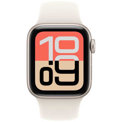アップル Apple Watch SE 3(GPSモデル)- 40mmスターライトアルミニウム