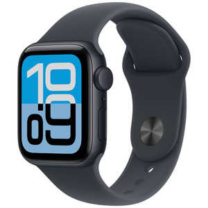 アップル Apple Watch SE 3(GPSモデル)- 40mmミッドナイトアルミニウムケースとミッドナイトスポーツバンド - M/L MEHC4J/A アップル Apple Watch SE 3(GPSモデル)- 40mmミッドナイトアルミニウムケースとミッドナイトスポーツバンド - M/L MEHC4J/A