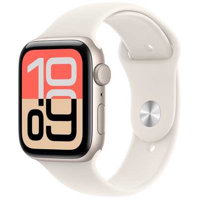 アップル Apple Watch SE 3(GPSモデル)- 44mmスターライトアルミニウム