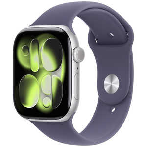 アップル Apple Watch Series 11(GPSモデル)- 46mmシルバーアルミニウムケースとパープルフォグスポーツバンド - M/L MEVA4J/A アップル Apple Watch Series 11(GPSモデル)- 46mmシルバーアルミニウムケースとパープルフォグスポーツバンド - M/L MEVA4J/A